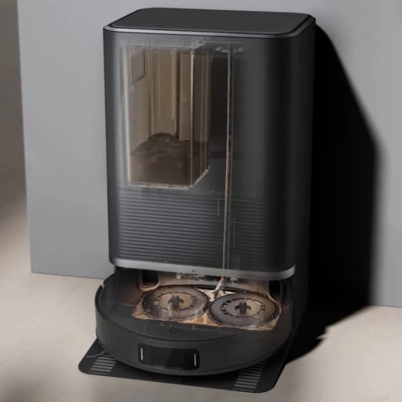 Aspirator robotizat Xiaomi X20 Max, 8000 Pa, 0,5/4 l, 120 min, Funcție mop cu apă caldă, Control vocal, Stație de autovidare, Navigație LDS, Iluminare, Negru