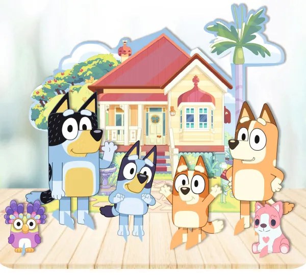 Bluey Joke set de decorare a mesei cu 7 piese