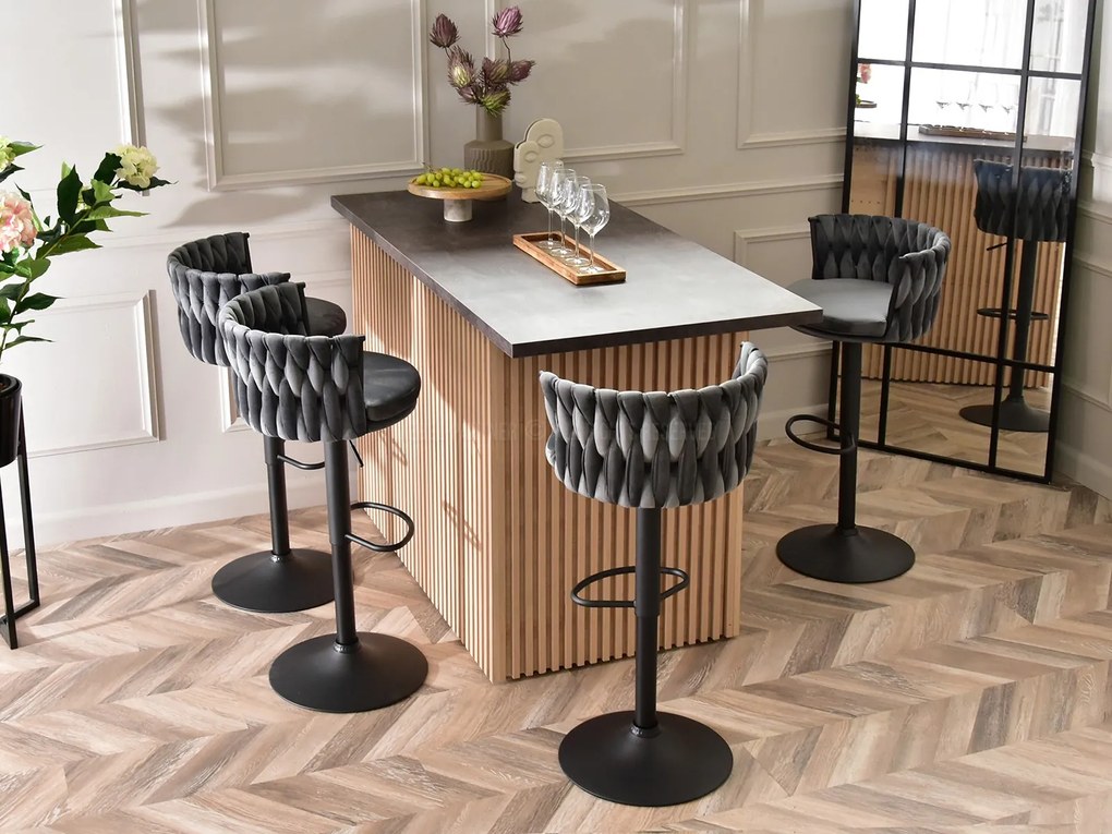 Scaun Adel (grafit + negru). 1110642