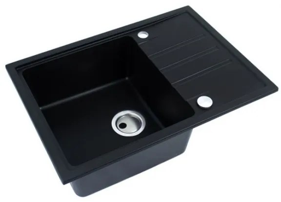 Chiuvetă de bucătărie ALVEUS 1149126 INTERMEZZO 68x48 cm negru mat