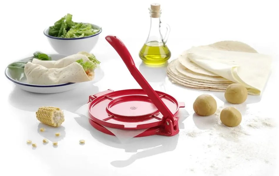 Presă pentru tortilla Hendi, roșu