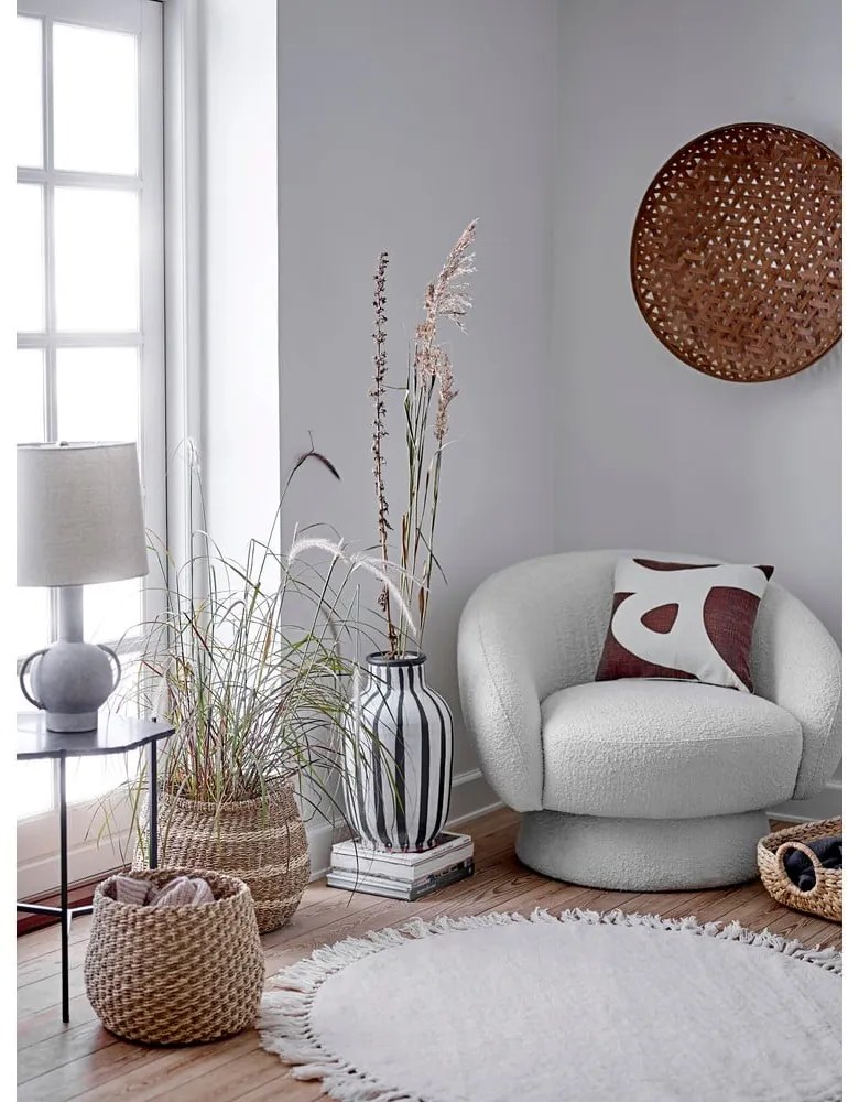 Fotoliu alb Ted - Bloomingville