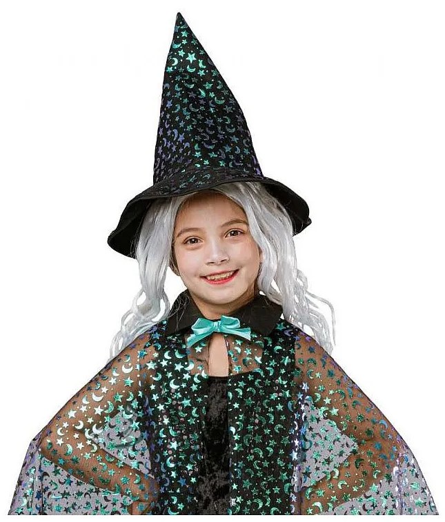 Vrăjitoare Shiny costum 120/130 cm
