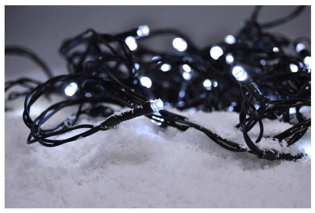 Instalație LED de Crăciun de exterior 500xLED/8 funcții 55 m IP44 alb rece Solight 1V05-W