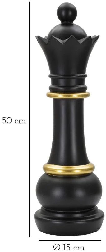 Mauro Ferretti Piesa Sah Regina cm Ø 15X50 | Aosom Romania