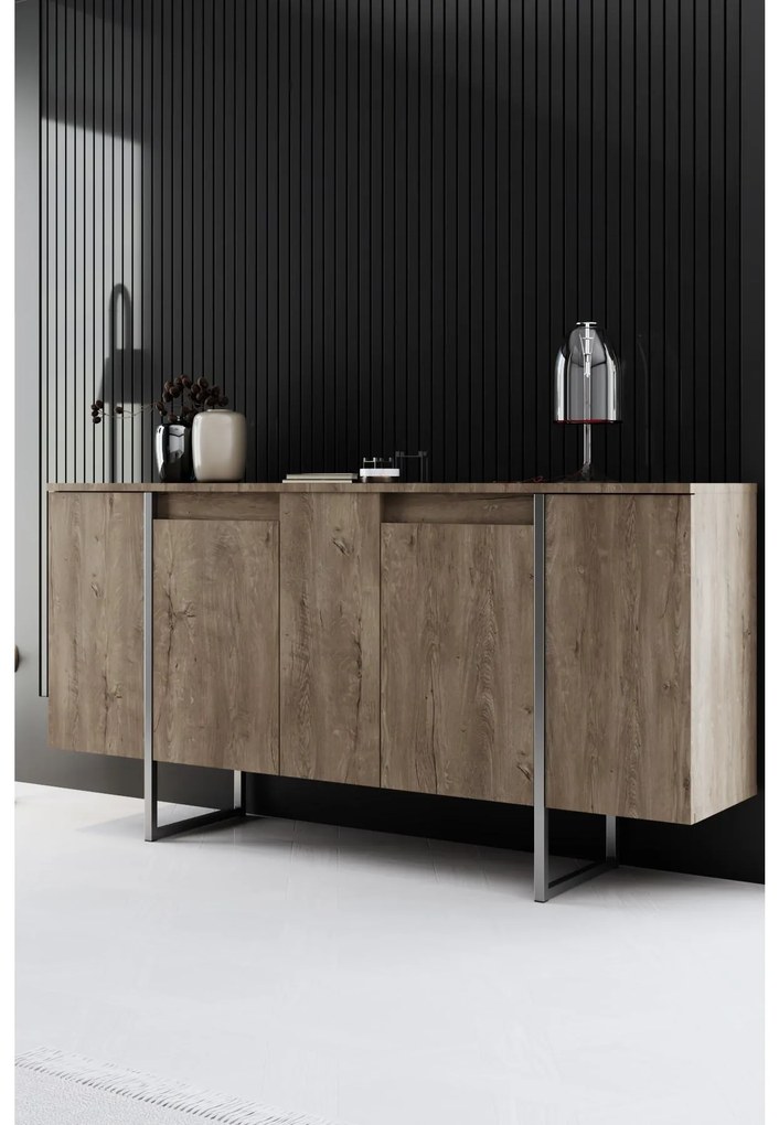 Mobilier living Luna set (Nuc + Argintiu) . 1102326