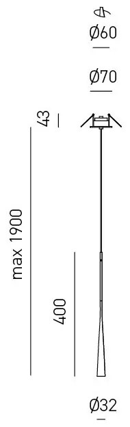 Lustra suspendata, Pendul LED slim incastrabil DAFNE alb, negru sau auriu