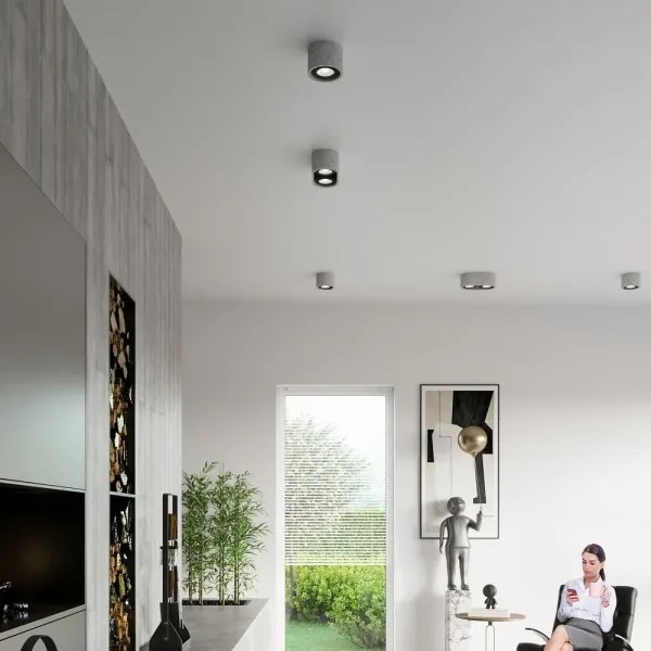 Plafonieră BASICv AR111 1xGU10/40W/230V beton