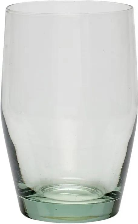 Pahar verde din sticla 8x12 cm Hubsch