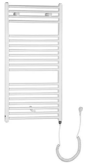 Radiator portprosop electric pentru baie Aqualine DIRECT-E 300W/230V 96 cm alb