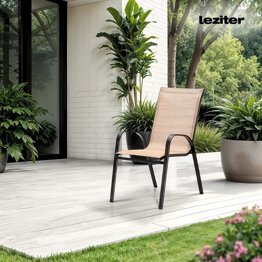 Scaun de grădină Como bej