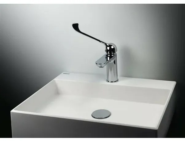 Lavoar pe blat alb Deante Correo 40 cm