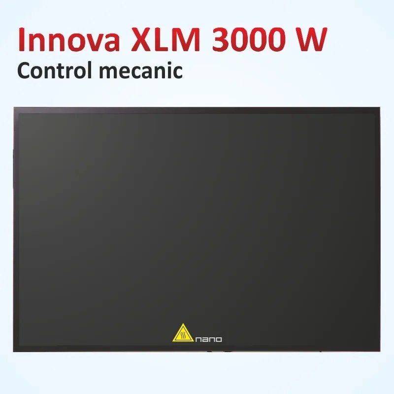 RESIGILAT Plasme Termice cu infrarosu - Panouri radiante din sticla - Innova XLM 3000W - Mecanic - Negru