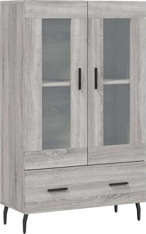 vidaXL Dulap gri Sonoma 69,5x31x115 cm, lemn prelucrat