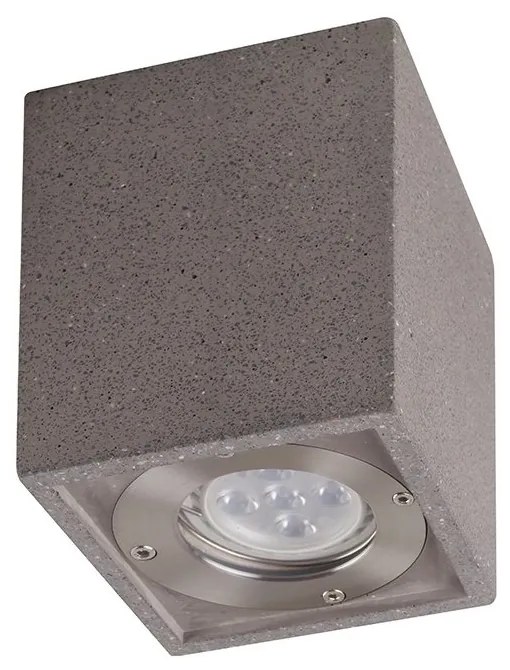 Spot aplicat tavan iluminat exterior IP65 LEVI gri inchis