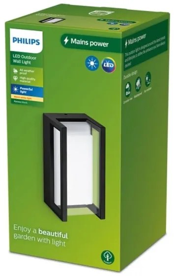 Aplică LED de exterior Philips PYRONA LED/12W/230V IP44