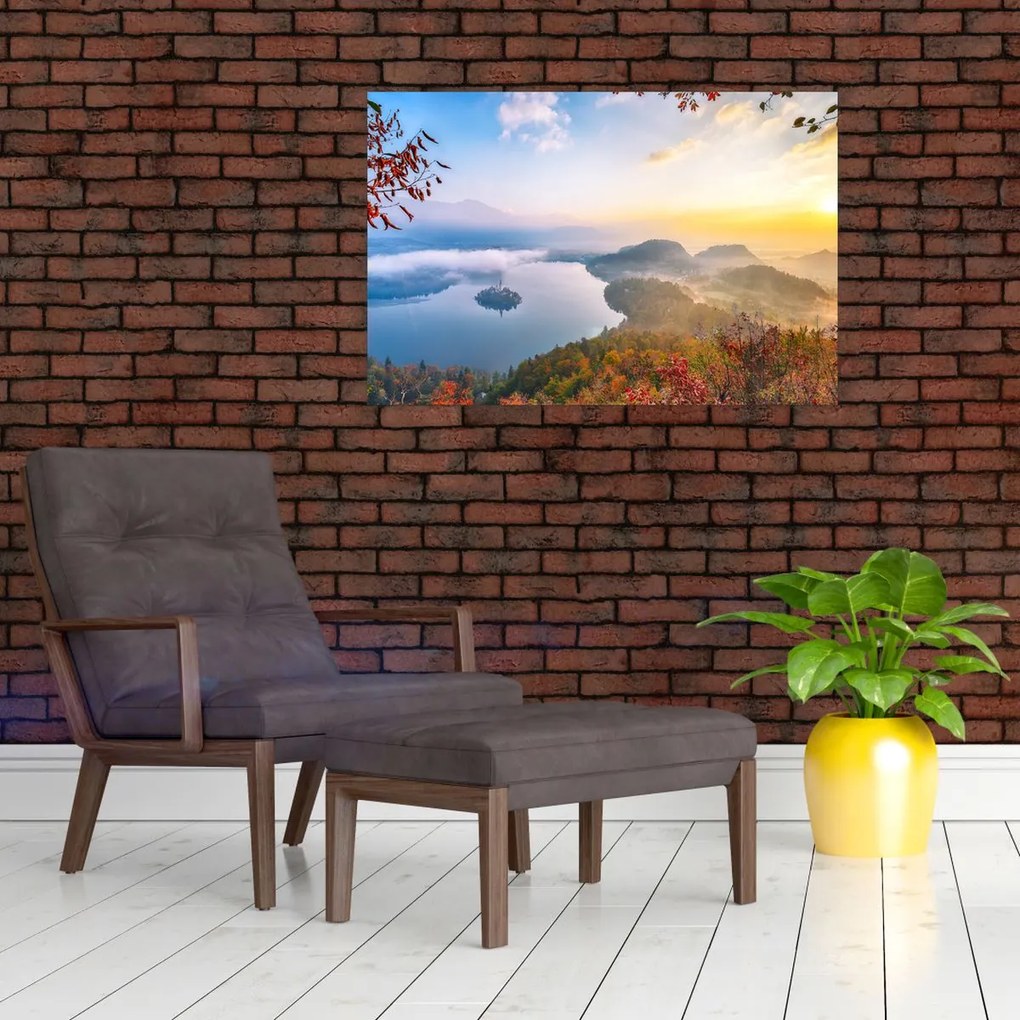 Tablou - Lacul Bled (90x60 cm)