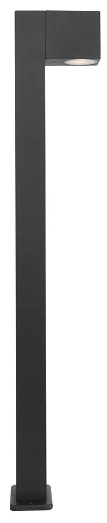 Lampă industrială de exterior, cu stativ, gri închis, 80 cm, IP44 - Baleno