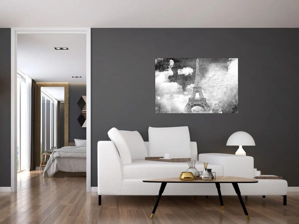 Tablou - Carte poștală de epocă a orașului N⁰3 (90x60 cm)