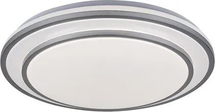 Plafoniera LED cu telecomanda Lupita argintiu, alb