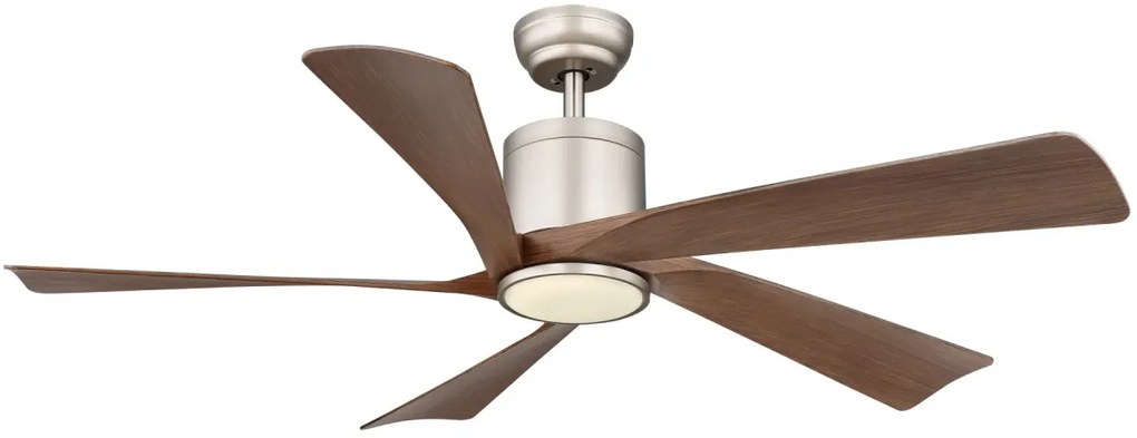 Ventilator LED Modesto 03606, cu telecomanda, 20W, 1600lm, lumina calda+neutra+rece, IP20, gri, Globo Lighting