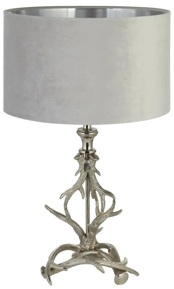 Veioza/Lampa de masa design lux elegant Belle argintiu/gri