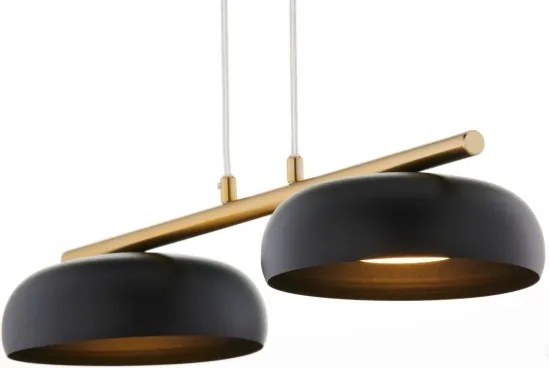 Lustru pe cablu OLAF 2xGX53/12W/230V negru/auriu
