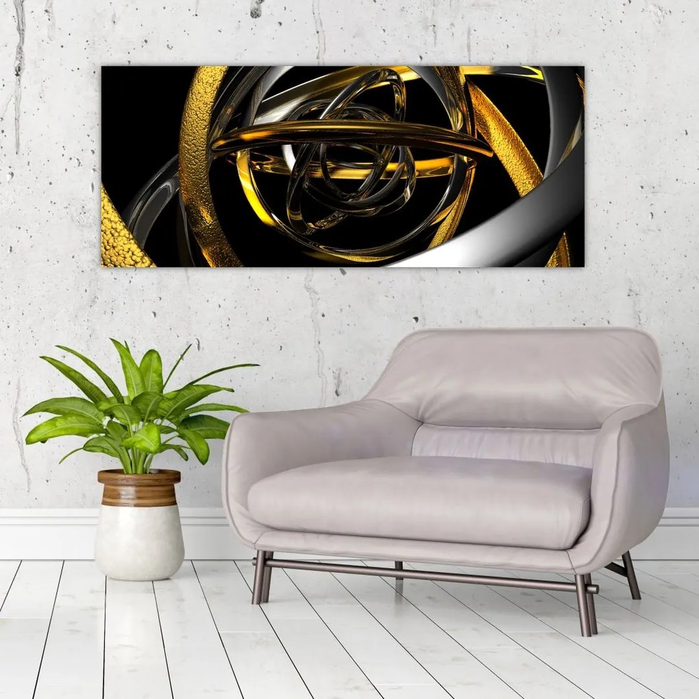 Tabloucu abstracție modernă (120x50 cm)