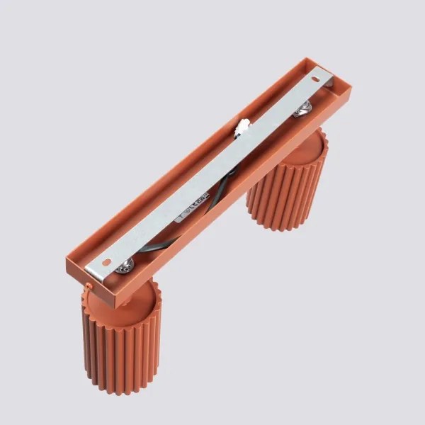 Brilagi - Spot LED CRESTO 2xGU10/10W/230V roșu