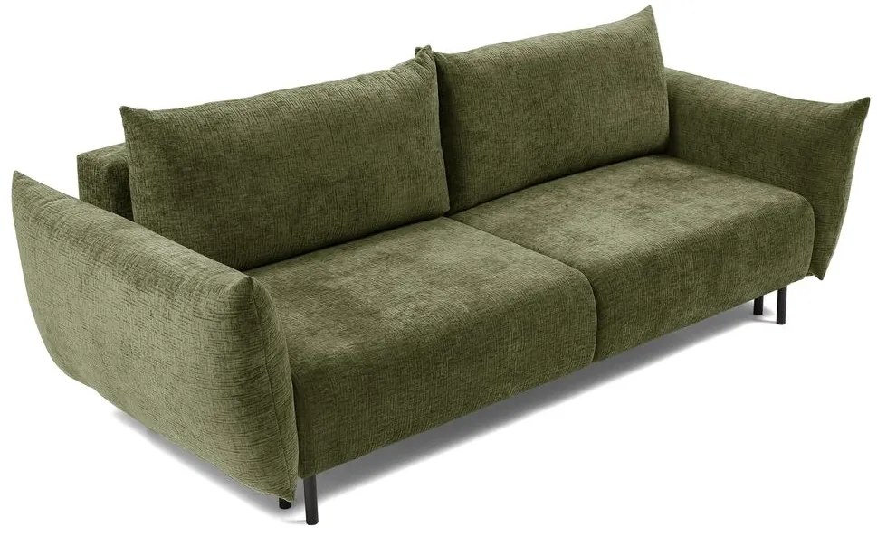 Canapea trei locuri Cinderella (verde + negru). 1098984