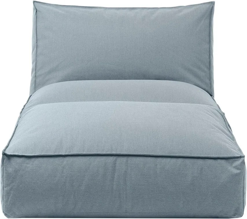 Șezlong de exterior tapițat Blomus Stay, albastru deschis