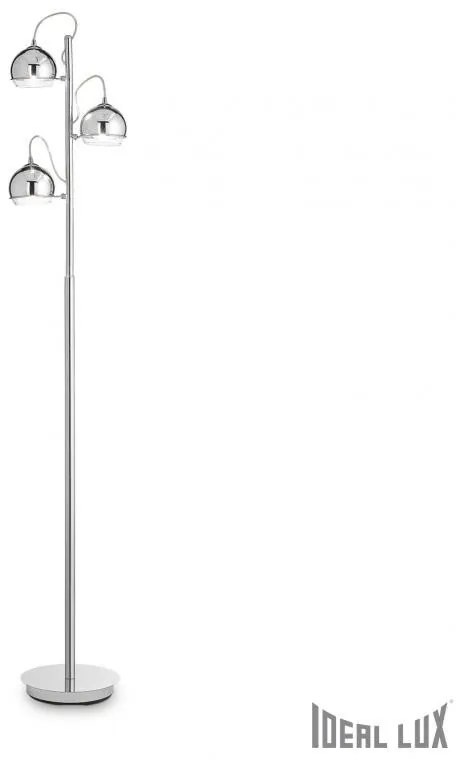 Lampadar, lampa de podea cu 3 Globuri cromate DISCOVERY PT3 017754