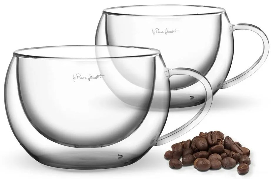 Lamart LT9012 set de pahare Cappuccino Vaso, 270ml, 2 buc