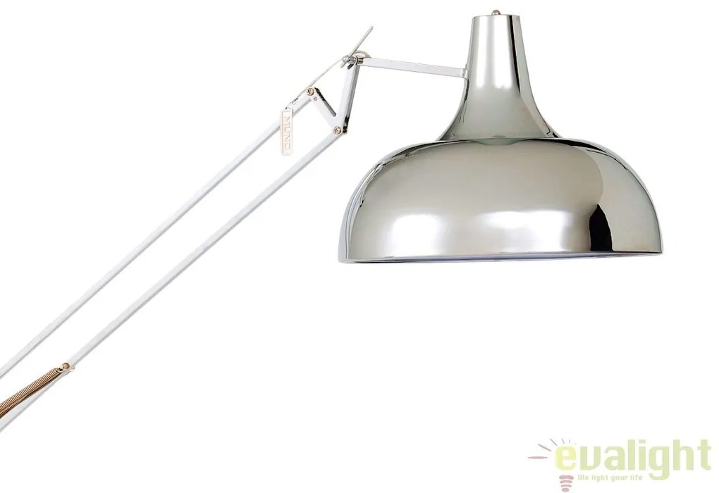 Lampadar, lampa de podea moderna, brat articulat, finisaj cromat, GIANT-XL-CR MUNO Design