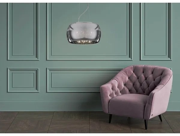 Klausen 142011 - Candelabru pe cablu ORCHIDE 5xG9/3W/230V crom lucios