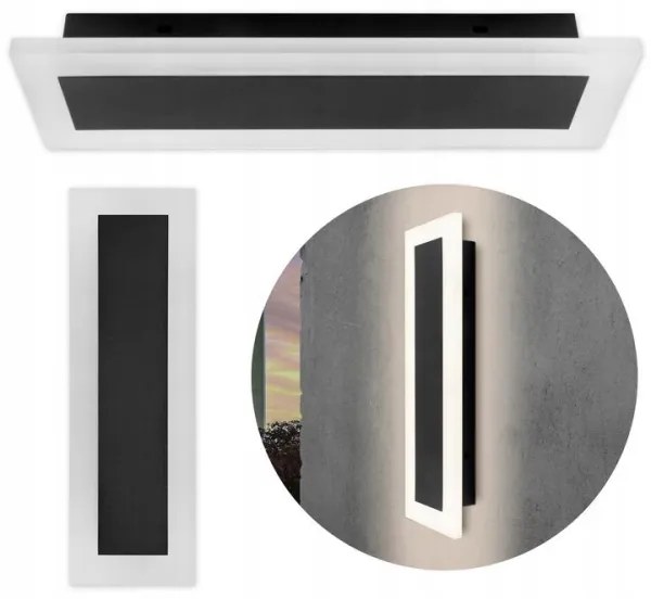 Aplică LED de exterior LED/19W/230V IP54 neagră