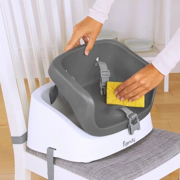 Ingenuity - Podsedák 2v1 SMARTCLEAN TODDLER pentru scaun, gri
