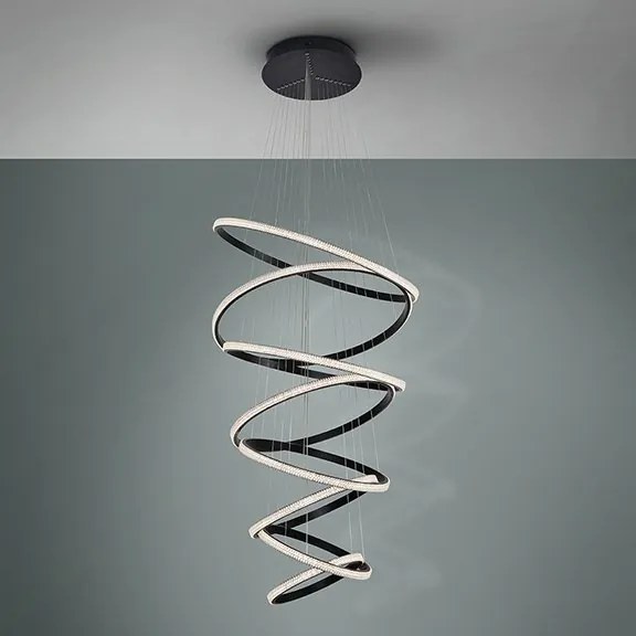 LUSTRA XXL LED DIMABILA cu telecomanda Ring 80cm, 4000K