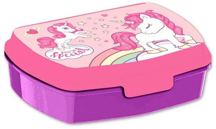 Unicorn Cutie de sandwich specială amuzantă din plastic