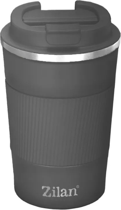 Cana de cafea Zilan ZLN9923 termos, capacitate 510ml, interior din inox, pereti dublii, gri