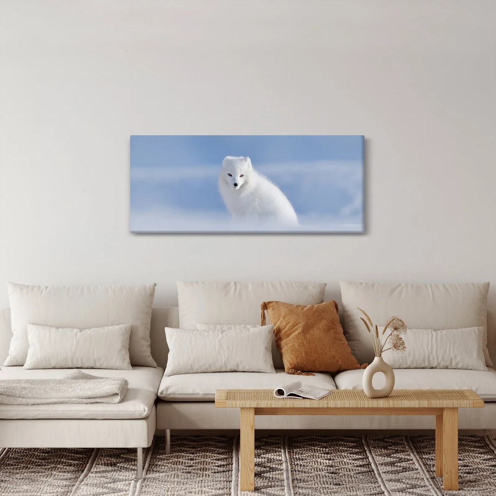Tablou - Vulpe polară (120x50 cm)