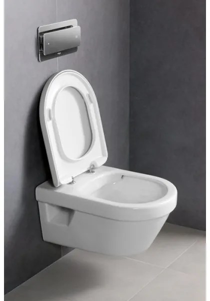 Villeroy & Boch 5684HRR1 - Vas WC suspendat ARCHITECTURA cu capac SoftClose, ceramică albă