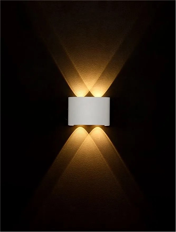 Aplica LED iluminat exterior ambiental IP54 DUOMO alb