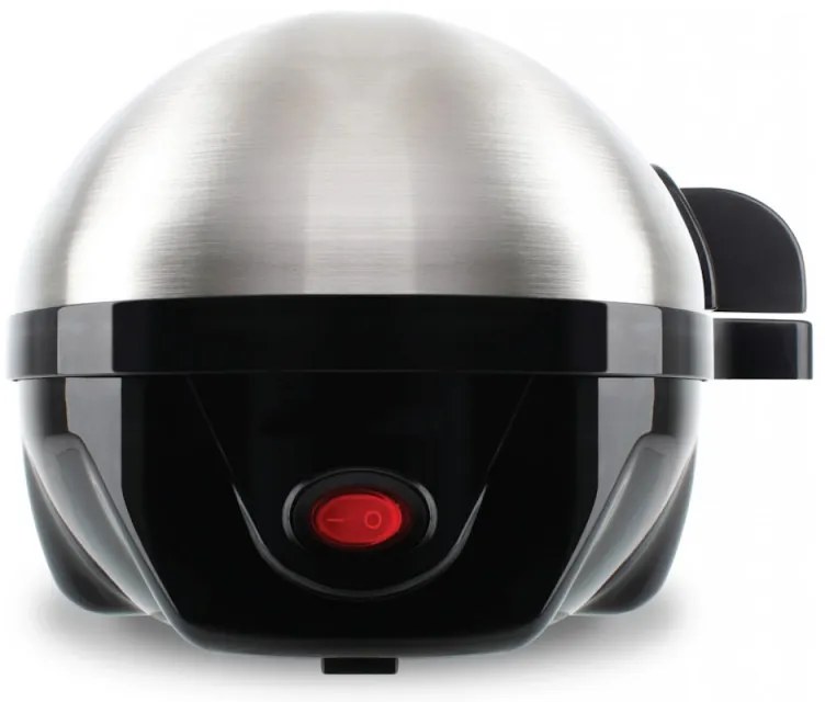 Aparat fierbere oua Rosberg R51982C, 350W, 7 oua, Oprire automata cu semnal, Otel inoxidabil, Negru/Inox