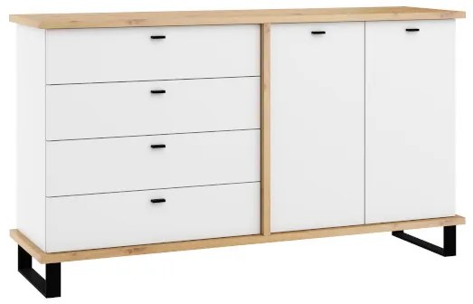 Cross Cro-07 Comoda 2D4S Oak Artisan/White