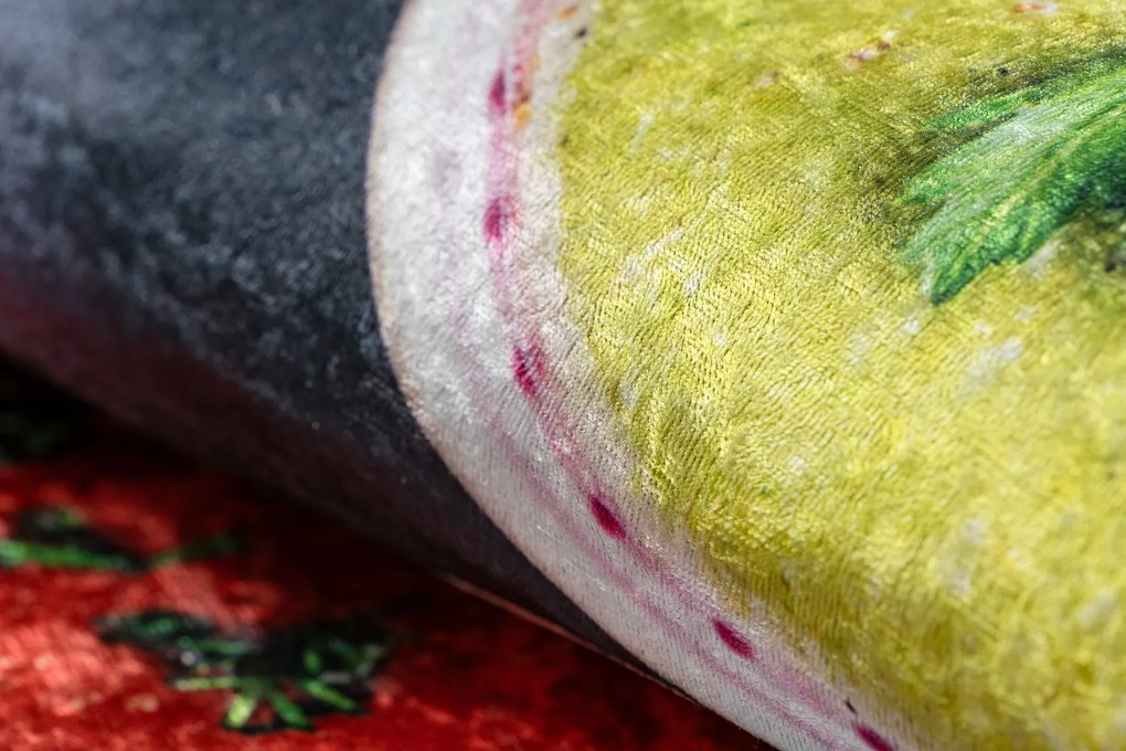 ANDRE 33290 covor lavabil Sosuri bucatarie anti-alunecare - gri / galben