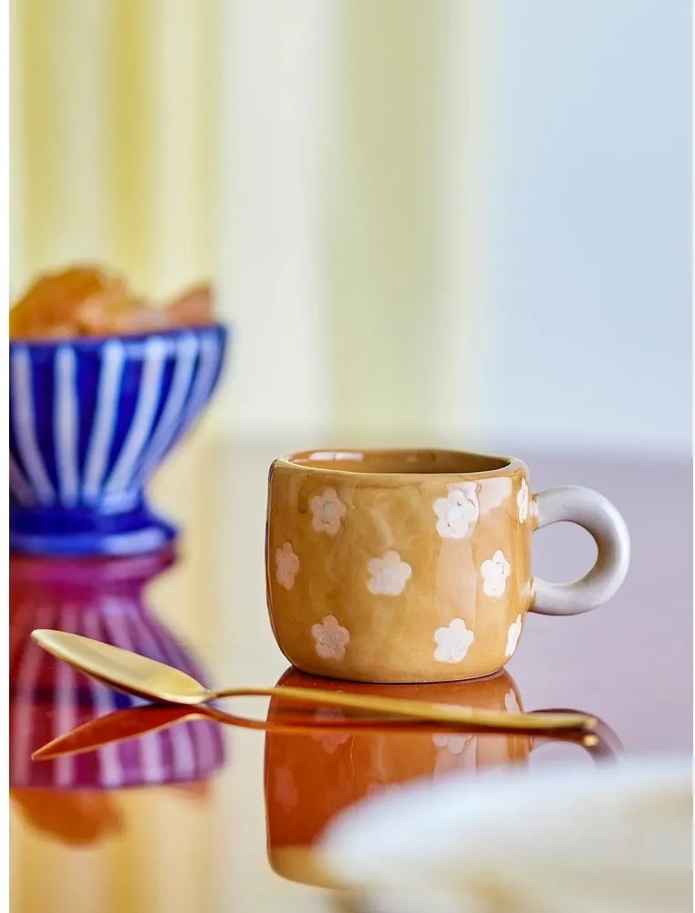 Cană pentru copii maro din ceramică 110 ml Nini – Bloomingville