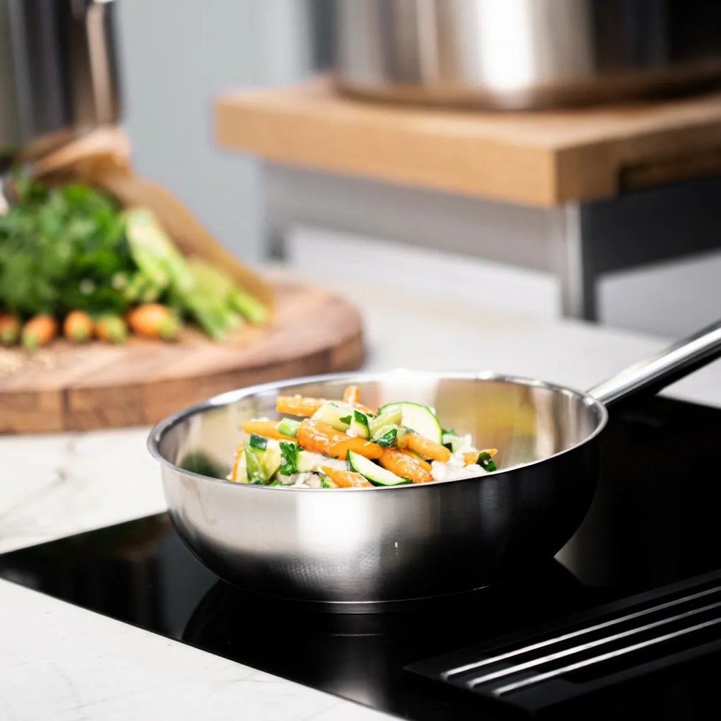 Elo 24724 Profi Cuisine cratiță din oțelinoxidabil 24 cm, 2,5 l, 2,5 l