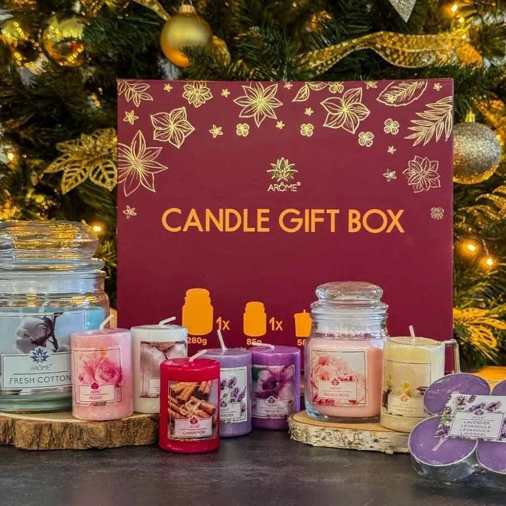 Set cadou de lumânări ARÔME, 9 arome