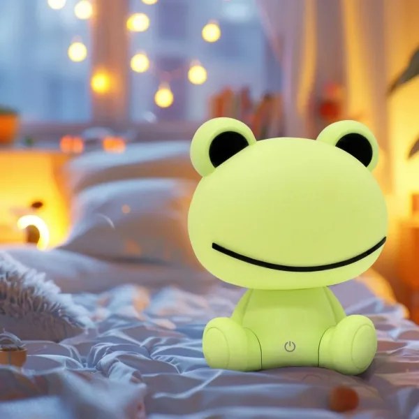 Lampă LED tactilă dimabilă pentru copii FROG LED/2,5W/3,7V 1200 mAh